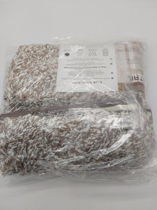 Tappeti da bagno antiscivolo FCSDETAIL a pelo lungo, 60 x 90 cm, sottobicchiere lavabile