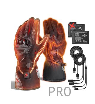 Guantes calentadores moto