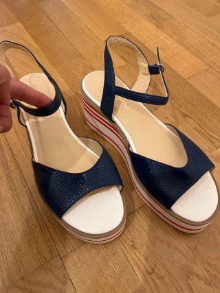 Sandalias de piel Yellow Paris