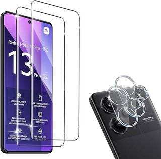 HidWee Cristal Templado per Xiaomi Redmi Note 13 Pro Plus 5G/Note 13 Pro+ 5G, 2 Protezioni