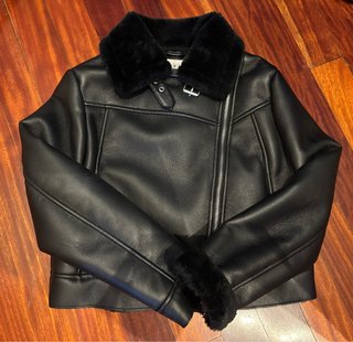 Cazadora Negra Mango Teen XS