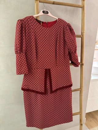 Vestido de fiesta estampado