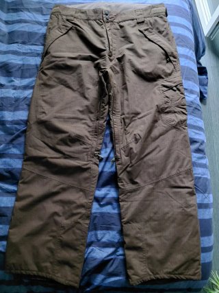 Pantalón de esquí marrón talla XXXL