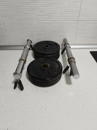 Kit mancuernas Decathlon