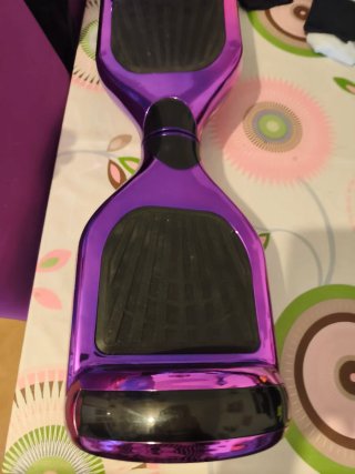 Hoverboard Morado Brillante con silla y cargador