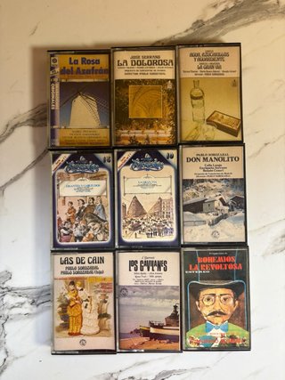 Lote de 9 Casetes de Zarzuela