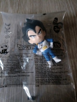 Vegeta Burger King Dragon Ball Super sin abrir