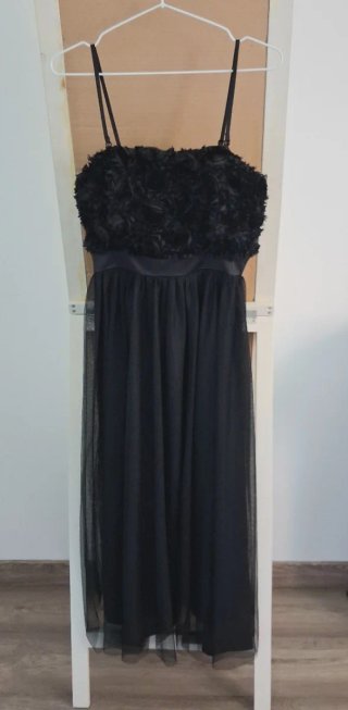 Vestido de fiesta negro NAF NAF