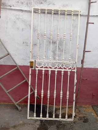 Puerta de Cancela de Hierro Macizo