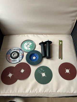 Lote de accesorios para amoladora radial