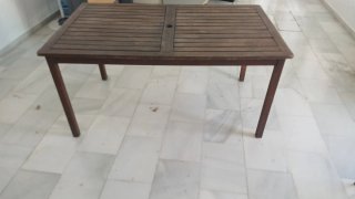 Mesa de Madera para Terraza o Jardín