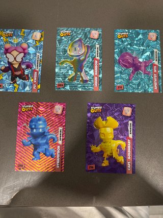 5 Cartas Coleccionables Stumble Guys