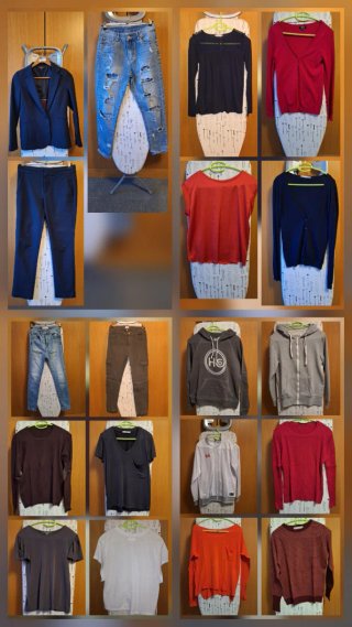 Lote de 19 prendas de ropa mujer talla S