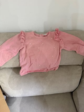 Jersey de Niña Rosa con Volantes