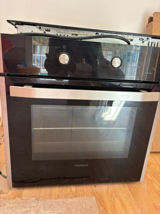 Horno Corberó Negro y Acero