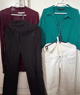 Pack 4 prendas ropa premamá y jersey lactancia