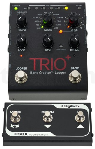 DigiTech Trio+ Band Creator y Pedal FS3X