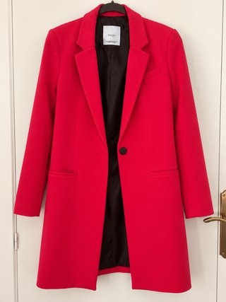 Americana Larga Mango Fucsia Talla XS
