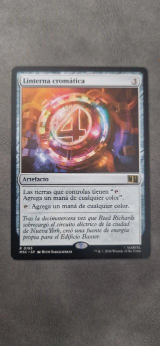 Carta Magic Linterna Cromática
