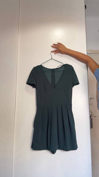 Vestido corto verde