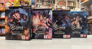 Set de 4 Starter Decks Gundam Card Game + regalos