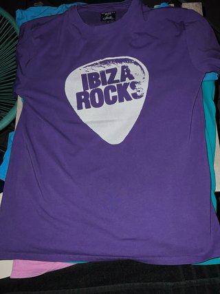 Camiseta Ibiza Rocks Morada Talla M