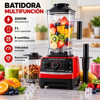 Batidora 2 en 1 de 2000W