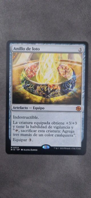 Carta Magic: Anillo de loto
