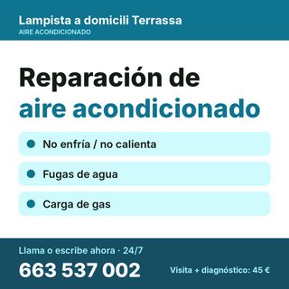 Reparación aire acondicionado Terrassa