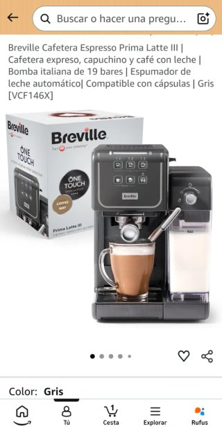 Cafetera Espresso Breville Prima Latte III