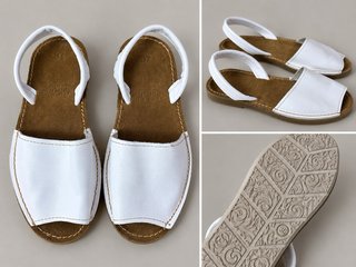 Menorquinas Blancas Talla 37
