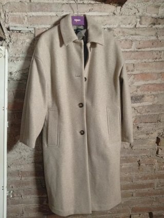 Abrigo Oversize Beige