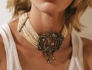 Zara collar choker joyas perlas
