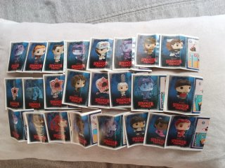 Lote 24 Folletos Funko Stranger Things Kinder