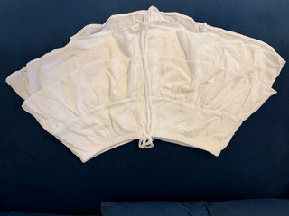 Falda pantalón corta blanca