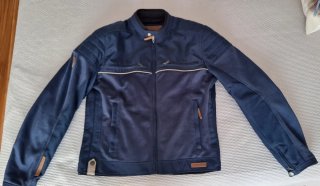 Chaqueta de moto Ixon azul