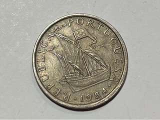 Moneda República Portuguesa 1984
