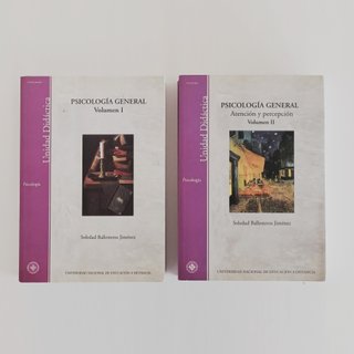 Psicología General. 2 tomos. UNED 2002