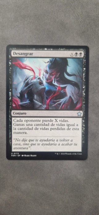 Carta Magic: Desangrar