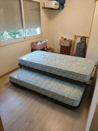Cama nido con estructura metálica