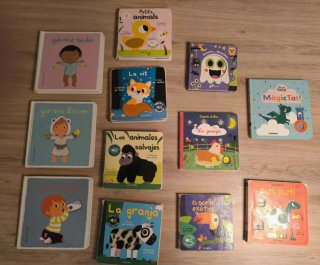 Lote de 12 cuentos infantiles interactivos – 0 a 3