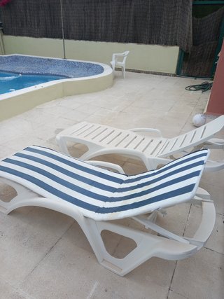 2 Hamacas de Piscina Blancas