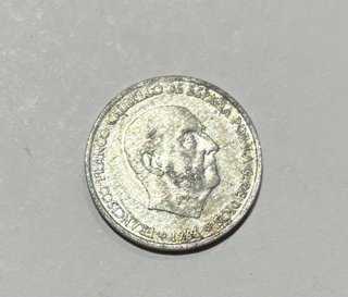 Moneda 50 cts 1966 española