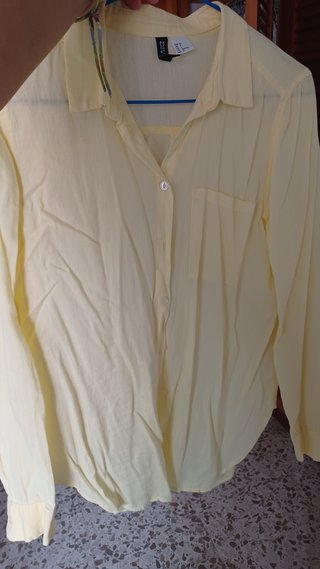 Camisa Amarilla H&M Talla S