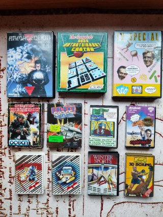 Lote de juegos para AMSTRAD CPC cinta