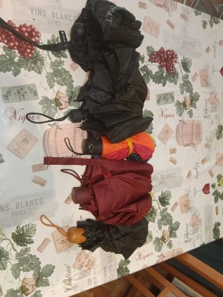 Set de 5 paraguas plegables