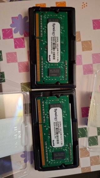 2 Módulos RAM Synology 4GB DDR3L 1600Mhz(8GBTotal)