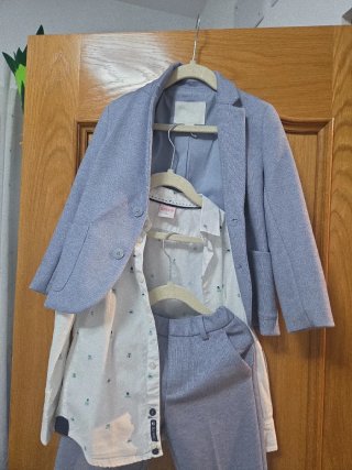 Traje de niño Zara azul