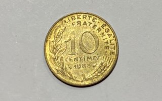Moneda 10 Céntimos Francia 1983 y 1997