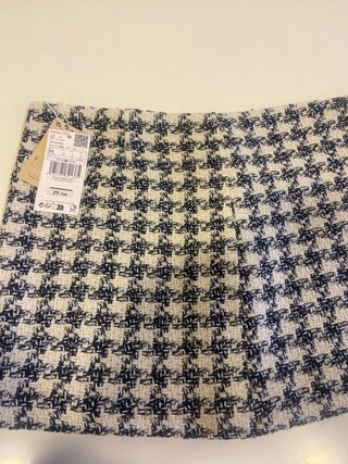 Falda de cuadros Mango Talla M